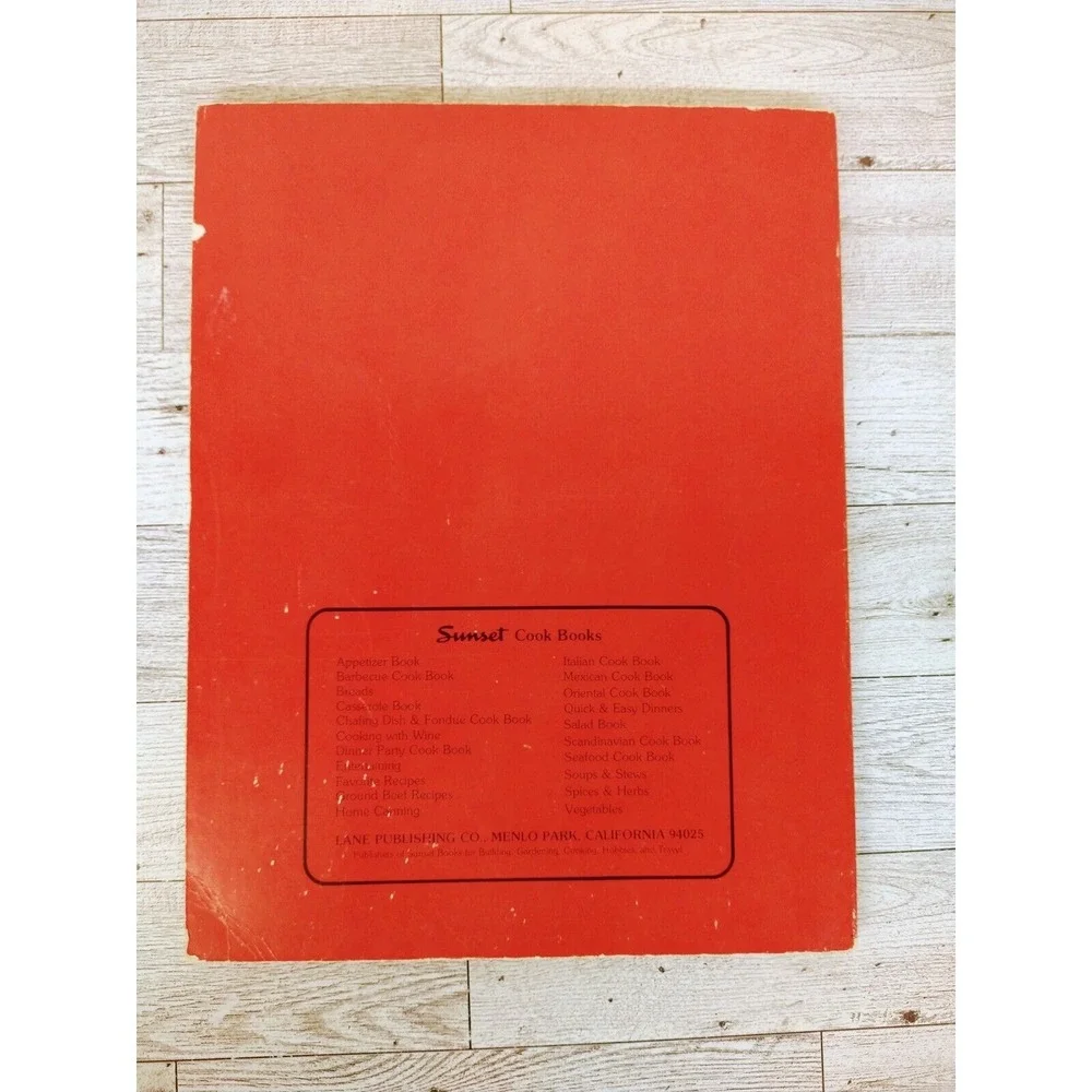 Sunset‎ Barbecue Cook Book - Vtg 1974 - Paperback BBQ Cookbook Recipes